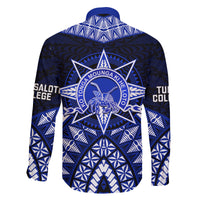 Tonga Tupou College And Queen Salote College Family Matching Summer Maxi Dress and Hawaiian Shirt Tongan Ngatu Pattern LT14 - Polynesian Pride