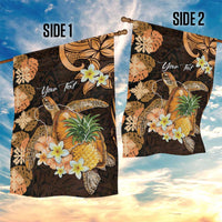 Personalised Aloha Hawaii Lanai Island Garden Flag Pineapple Isle Map Sea Turtle Plumeria LT14 - Polynesian Pride