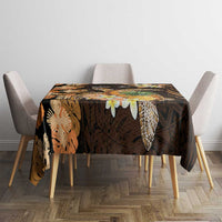 Personalised Aloha Hawaii Lanai Island Tablecloth Pineapple Isle Map Sea Turtle Plumeria LT14 - Polynesian Pride