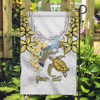 Personalised Aloha Hawaii Niihau Island Garden Flag Forbidden Isle Map Shell Lei LT14 Garden Flag Yellow - Polynesian Pride