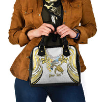 Personalised Aloha Hawaii Niihau Island Shoulder Handbag Forbidden Isle Map Shell Lei