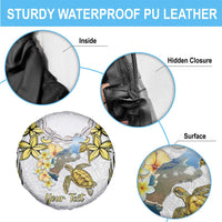 Personalised Aloha Hawaii Niihau Island Spare Tire Cover Forbidden Isle Map Shell Lei