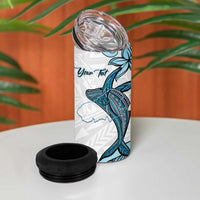 Personalised Aloha Hawaii Kahoolawe Island 4 in 1 Can Cooler Tumbler Target Isle Map With Humpback Whale