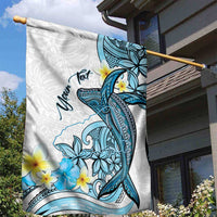 Personalised Aloha Hawaii Kahoolawe Island Garden Flag Target Isle Map With Humpback Whale LT14 - Polynesian Pride