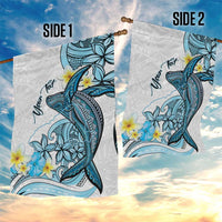 Personalised Aloha Hawaii Kahoolawe Island Garden Flag Target Isle Map With Humpback Whale LT14 - Polynesian Pride