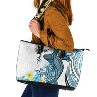 Personalised Aloha Hawaii Kahoolawe Island Leather Tote Bag Target Isle Map With Humpback Whale