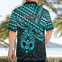Personalised Matariki New Zealand Hawaiian Shirt Maori New Year Tiki Turquoise Version LT14 - Polynesian Pride