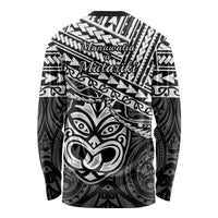 Matariki New Zealand Long Sleeve Shirt Maori New Year Tiki Black Version LT14 - Polynesian Pride