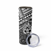 Matariki New Zealand Skinny Tumbler Maori New Year Tiki Black Version