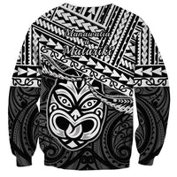 Matariki New Zealand Sweatshirt Maori New Year Tiki Black Version LT14 - Polynesian Pride