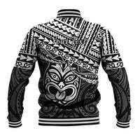 Personalised Matariki New Zealand Baseball Jacket Maori New Year Tiki Black Version LT14