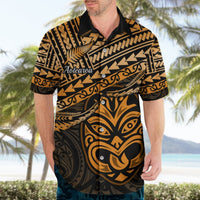 Personalised Matariki New Zealand Hawaiian Shirt Maori New Year Tiki Gold Version LT14 - Polynesian Pride