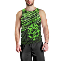 Personalised Matariki New Zealand Men Tank Top Maori New Year Tiki Green Version LT14