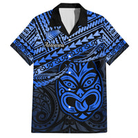 Personalised Matariki New Zealand Hawaiian Shirt Maori New Year Tiki Blue Version LT14 Blue - Polynesian Pride