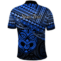 Custom Matariki New Zealand Polo Shirt Maori New Year Tiki Blue Version LT14
