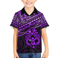 Matariki New Zealand Hawaiian Shirt Maori New Year Tiki Purple Version LT14 - Polynesian Pride