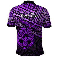 Custom Matariki New Zealand Polo Shirt Maori New Year Tiki Purple Version LT14
