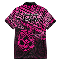 Matariki New Zealand Hawaiian Shirt Maori New Year Tiki Pink Version LT14 - Polynesian Pride