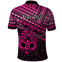 Custom Matariki New Zealand Polo Shirt Maori New Year Tiki Pink Version LT14