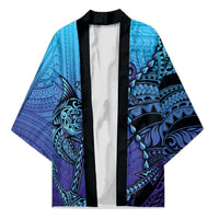 Personalised Polynesia Blue Marlin Fishing Kimono Marlin Anchor Tattoo Polynesian Pattern LT14 Unisex Purple - Polynesian Pride