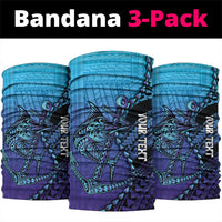 Personalised Polynesia Blue Marlin Fishing Neck Gaiter Marlin Anchor Tattoo Polynesian Pattern LT14 package One Size: 25*50cm Purple - Polynesian Pride