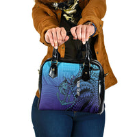 Personalised Polynesia Blue Marlin Fishing Shoulder Handbag Marlin Anchor Tattoo Polynesian Pattern LT14 One Size Purple - Polynesian Pride
