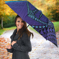 Personalised Polynesia Blue Marlin Fishing Umbrella Marlin Anchor Tattoo Polynesian Pattern LT14 - Polynesian Pride