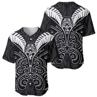 Kia Kaha Te Reo Maori Baseball Jersey Aotearoa Hei Tiki With Hongi