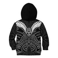 Kia Kaha Te Reo Maori Kid Hoodie Aotearoa Hei Tiki With Hongi