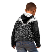 Kia Kaha Te Reo Maori Kid Hoodie Aotearoa Hei Tiki With Hongi