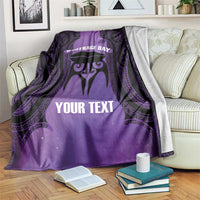 Personalised New Zealand Suffrage Day Blanket Maori Tattoo Galaxy Vibe - Polynesian Pride