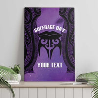 Personalised New Zealand Suffrage Day Canvas Wall Art Maori Tattoo Galaxy Vibe LT14 - Polynesian Pride