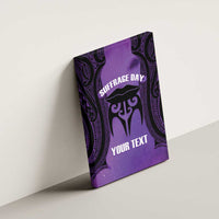 Personalised New Zealand Suffrage Day Canvas Wall Art Maori Tattoo Galaxy Vibe LT14 - Polynesian Pride