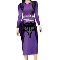 Personalised New Zealand Suffrage Day Family Matching Long Sleeve Bodycon Dress and Hawaiian Shirt Maori Tattoo Galaxy Vibe - Polynesian Pride