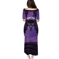 Personalised New Zealand Suffrage Day Puletasi Maori Tattoo Galaxy Vibe - Polynesian Pride