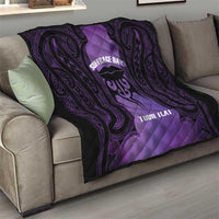 Personalised New Zealand Suffrage Day Quilt Maori Tattoo Galaxy Vibe - Polynesian Pride