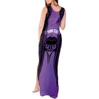 Personalised New Zealand Suffrage Day Tank Maxi Dress Maori Tattoo Galaxy Vibe - Polynesian Pride