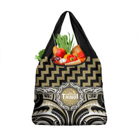 Aotearoa Waikato Tainui Grocery Bag Maori Iwi Poutama Puhoro Tattoo LT14 1-pack One Size Old Yellow - Polynesian Pride
