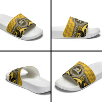 Aotearoa Ngati Whatua Slide Sandals Maori Iwi Poutama Puhoro Tattoo LT14 - Polynesian Pride