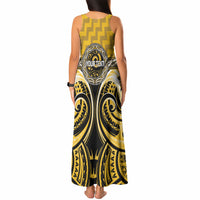 Aotearoa Ngati Whatua Personalised Tank Maxi Dress Maori Iwi Poutama Puhoro Tattoo LT14 - Polynesian Pride