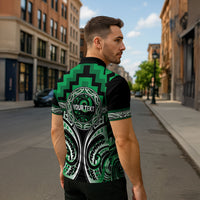 Aotearoa Ngati Maniapoto Personalised Zipper Polo Shirt Maori Iwi Poutama Puhoro Tattoo LT14 - Polynesian Pride
