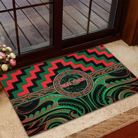 Aotearoa Ngai Tuhoe Rubber Doormat Maori Iwi Poutama Puhoro Tattoo LT14 - Polynesian Pride