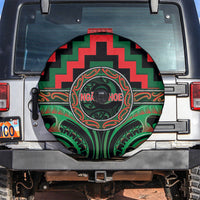 Aotearoa Ngai Tuhoe Spare Tire Cover Maori Iwi Poutama Puhoro Tattoo LT14 Green - Polynesian Pride