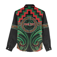 Aotearoa Ngai Tuhoe Personalised Women Casual Shirt Maori Iwi Poutama Puhoro Tattoo LT14 - Polynesian Pride