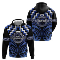 Aotearoa Ngati Tuwharetoa Personalised Hoodie Maori Iwi Poutama Puhoro Tattoo LT14 - Polynesian Pride