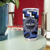 Aotearoa Ngati Tuwharetoa Personalised Tumbler Cup Maori Iwi Poutama Puhoro Tattoo LT14 - Polynesian Pride
