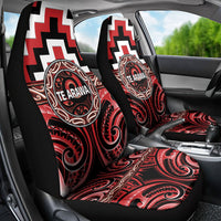 Aotearoa Te Arawa Car Seat Cover Maori Iwi Poutama Puhoro Tattoo LT14 - Polynesian Pride