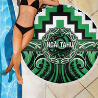 Aotearoa Ngai Tahu Beach Blanket Maori Iwi Poutama Puhoro Tattoo LT14 - Polynesian Pride