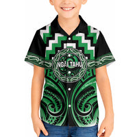 Aotearoa Ngai Tahu Personalised Hawaiian Shirt Maori Iwi Poutama Puhoro Tattoo LT14 - Polynesian Pride
