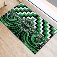 Aotearoa Ngai Tahu Rubber Doormat Maori Iwi Poutama Puhoro Tattoo LT14 - Polynesian Pride
